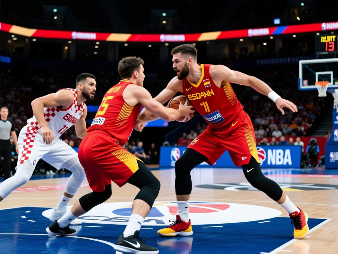 克罗地亚挑战西班牙队，双方厮杀异常激烈  第4张