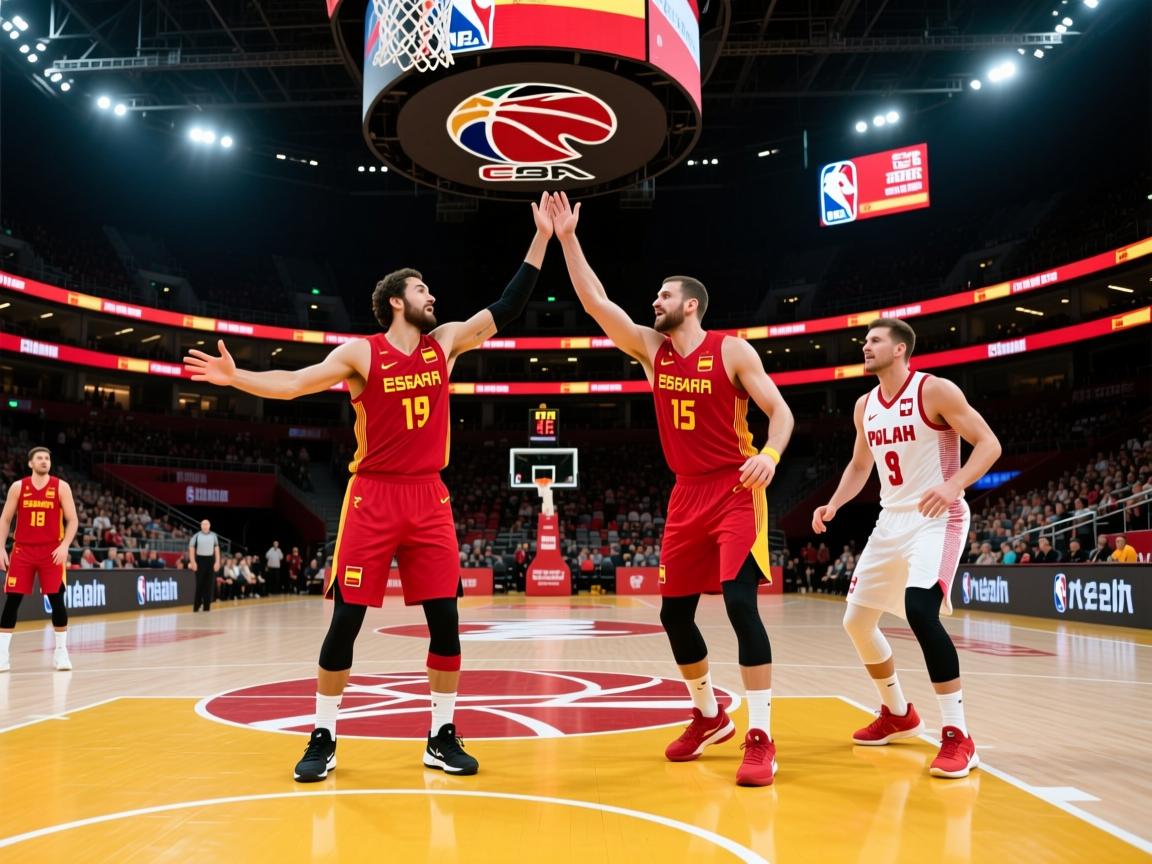 西班牙队力克波兰队，晋级大门敞开