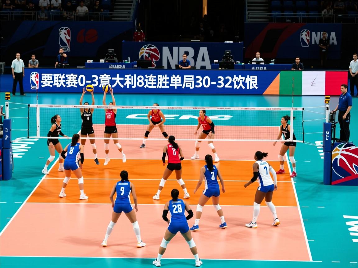世联赛-女排0-3送意大利8连胜 单局30-32饮恨 第2张